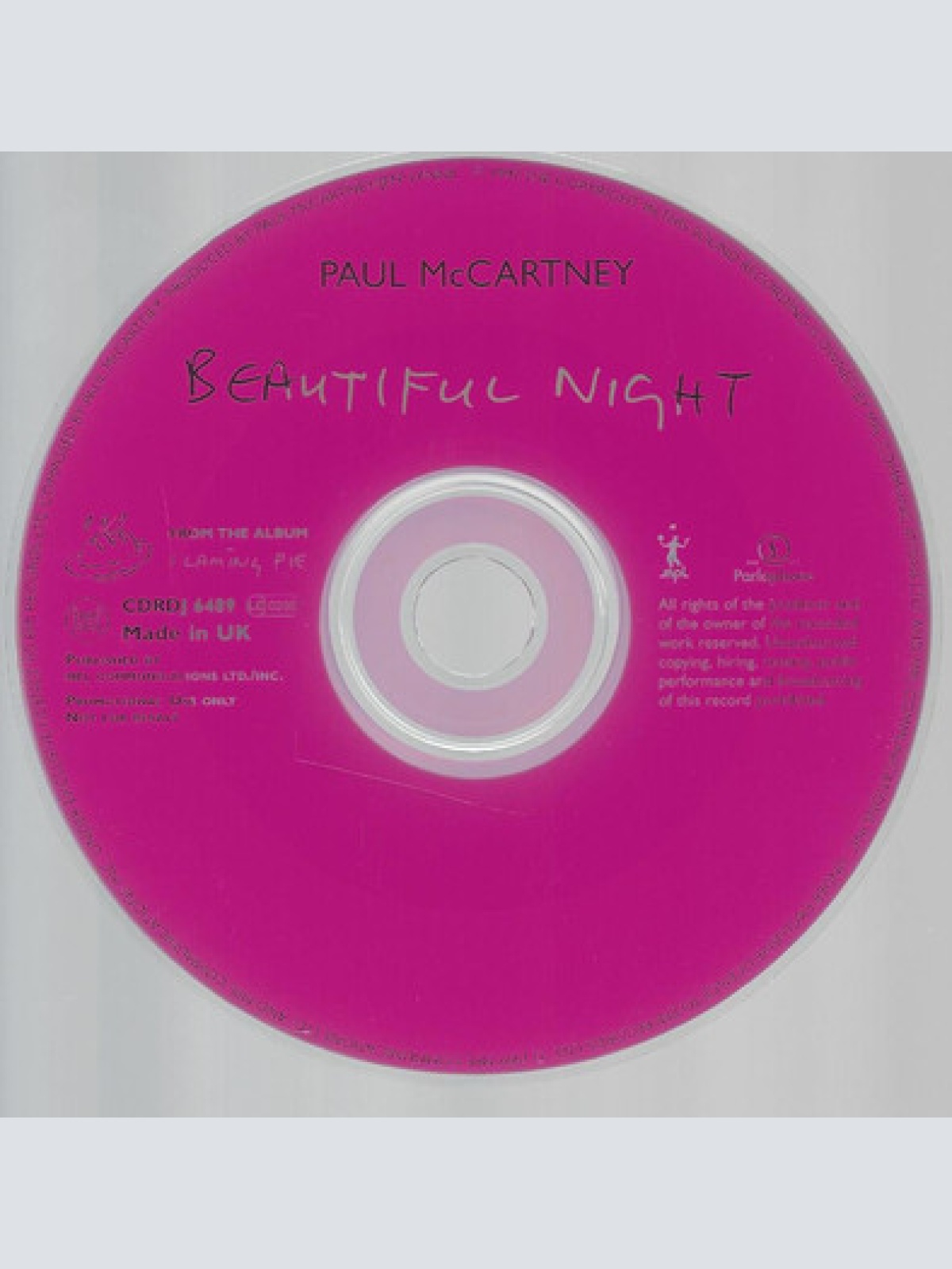CD--PROMO--PAUL MCCARTNEY--BEUTIFUL NIGHT