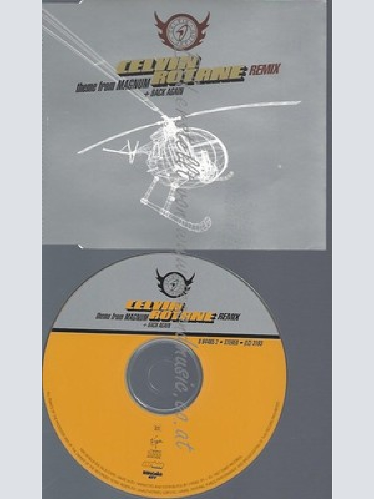 CD--CELVIN ROTANE--THEME FROM MAGNUM--BACK AGAIN +REMIX