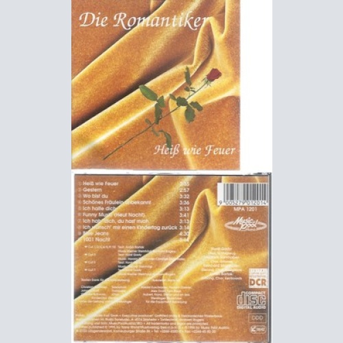 CD--DIE ROMANTIKER--HEISS WIE FEUER
