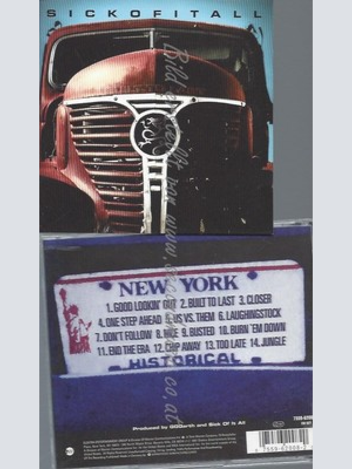 CD--SICK OF IT ALL--BUILT TO LAST