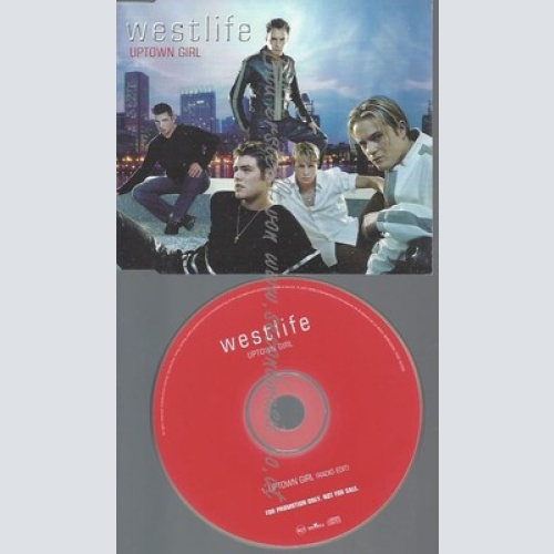 CD--WESTLIFE--UPTOWN GIRL -PROMO-SINGLE