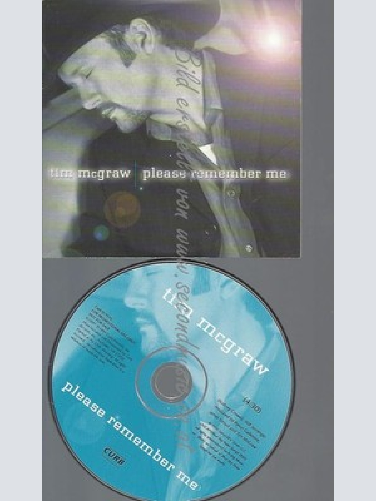 CD--TIM MCGRAW--PLEASE REMEMBER ME--PROMOSINGLE