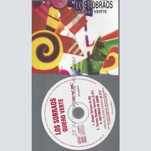 CD--LOS SOBRAOS--QUIERO VERTE
