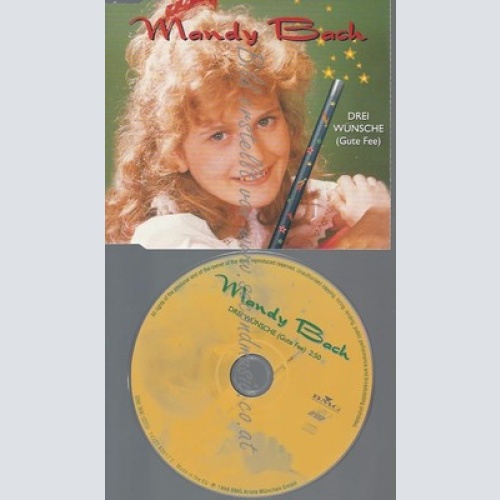 CD--MANDY BACH--DREI WUENSCHE [SINGLE-CD]