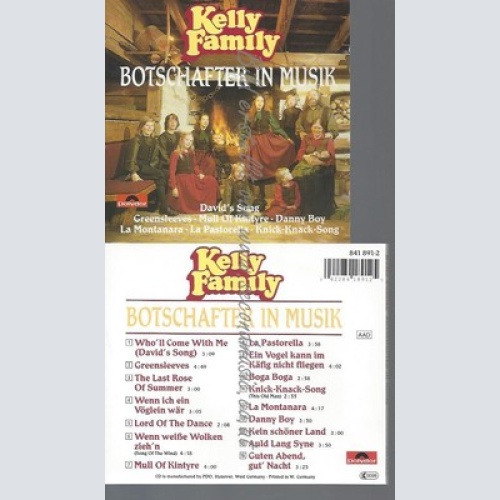 CD--KELLY FAMILY--BOTSCHAFTER IN MUSIK