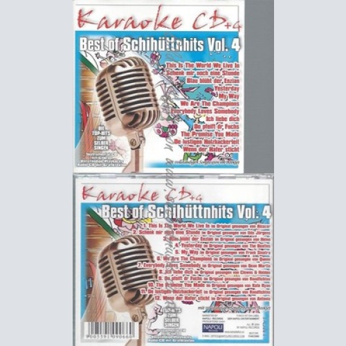 CD--KARAOKEFUN.CC VA--BEST OF SCHIHUETTNHITS VOL.4 - KARAOKE | KARAOKE