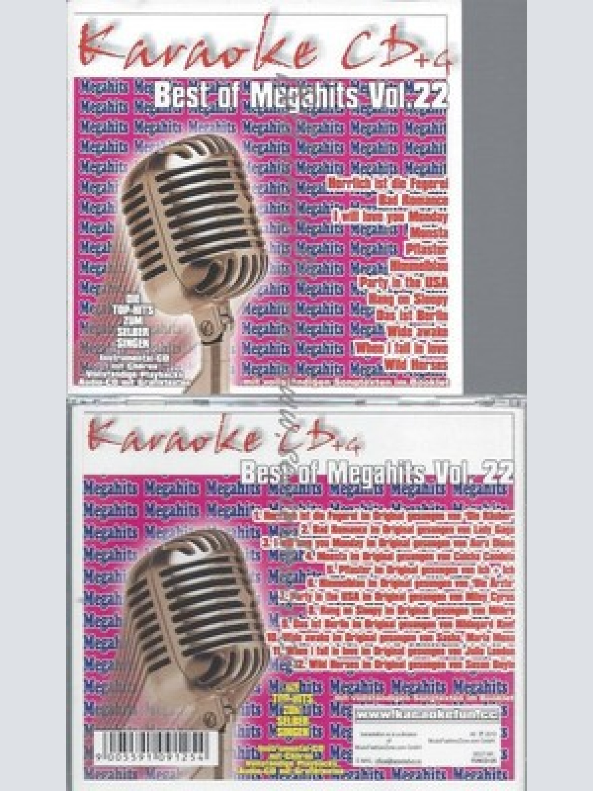 CD--KARAOKEFUN.CC VA--BEST OF MEGAHITS VOL.22 | KARAOKE