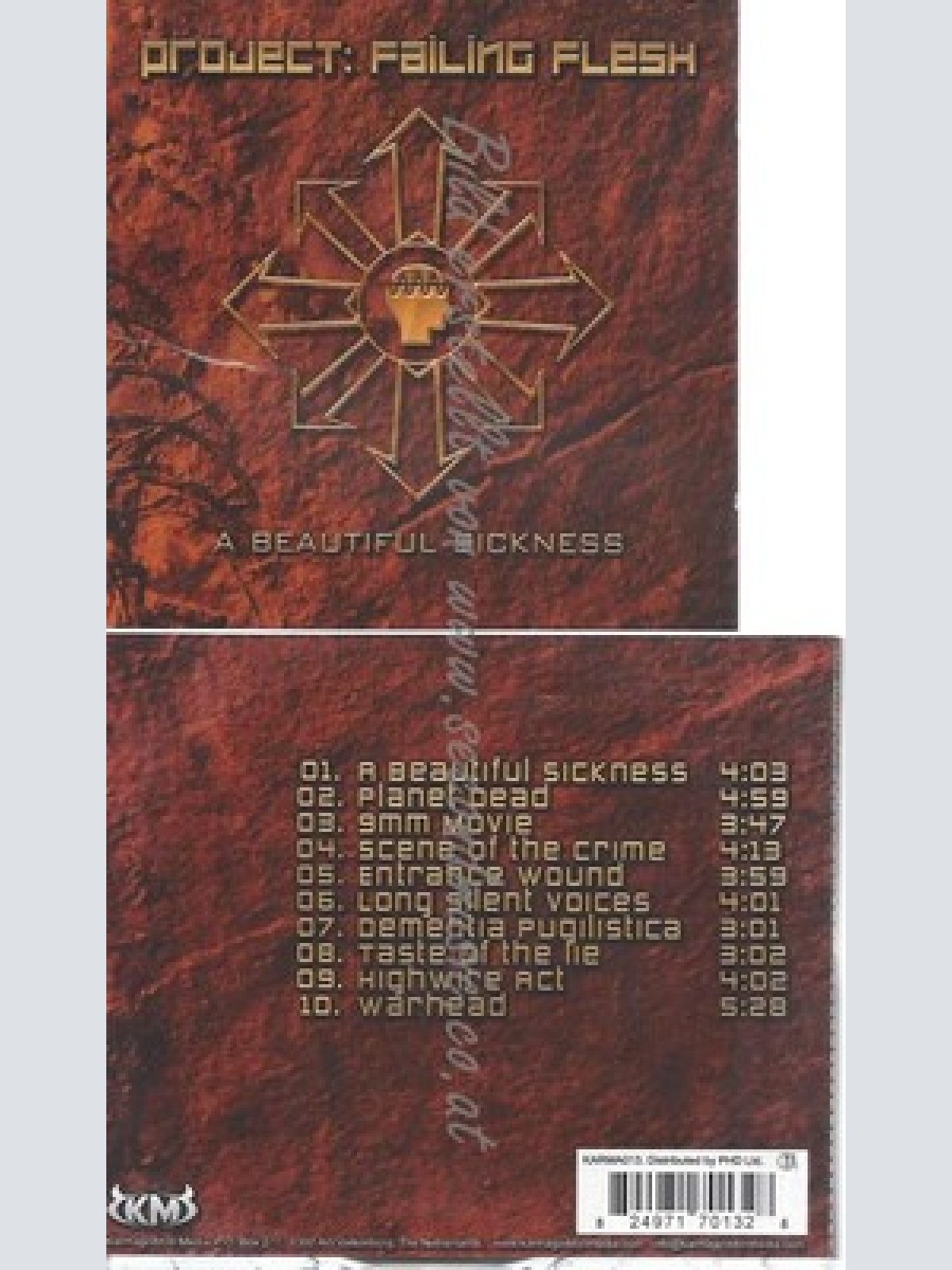 CD--PROJECT: FAILING FLESH--A BEAUTIFUL SICKNESS