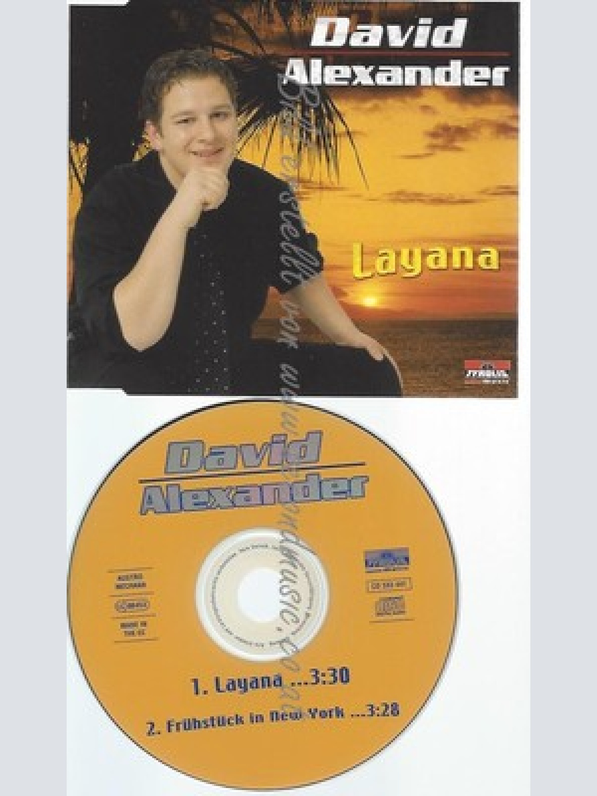 CD--DAVID ALEXANDER--LAYANA | SINGLE