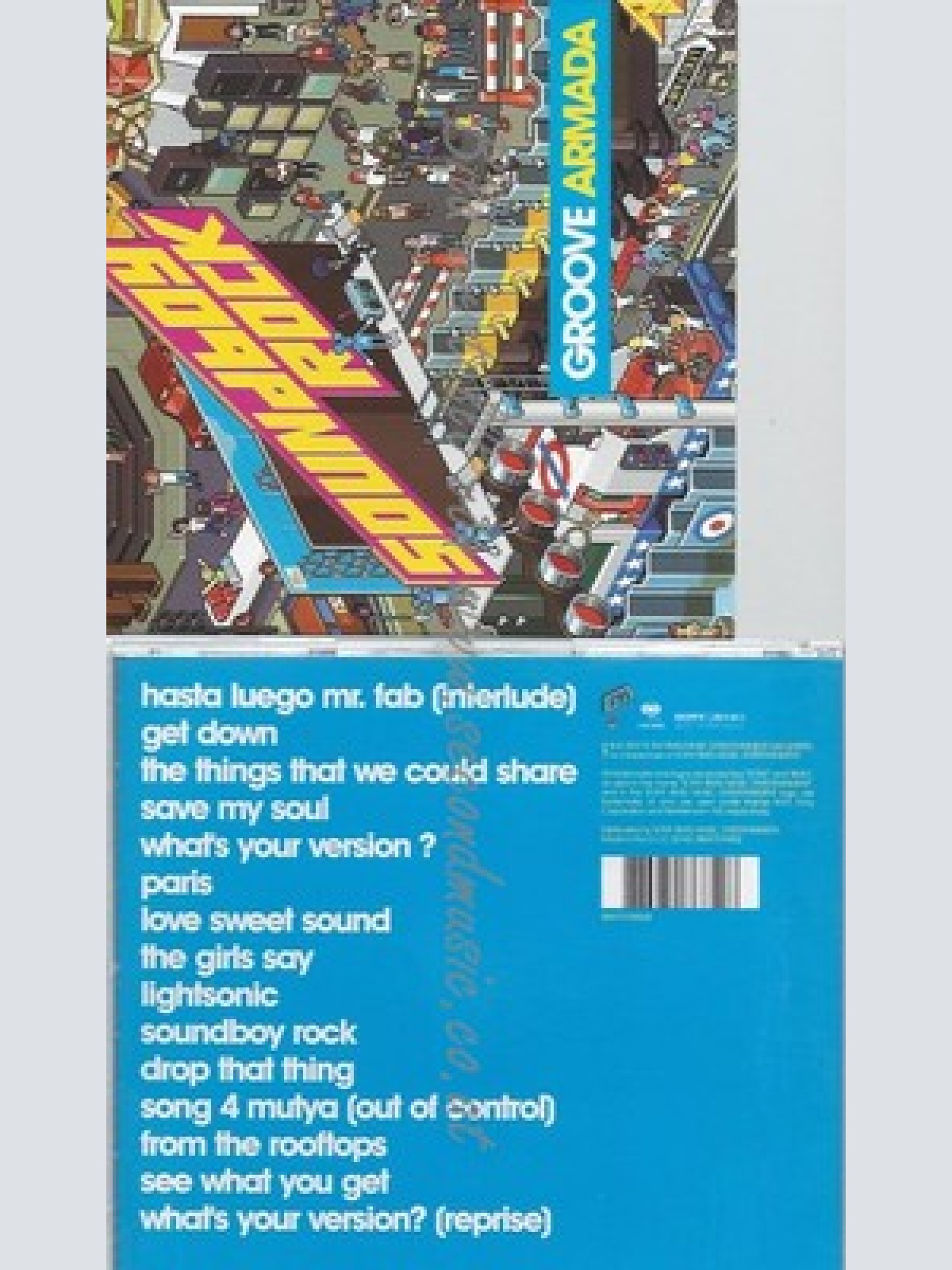 CD--GROOVE ARMADA--SOUNDBOY ROCK