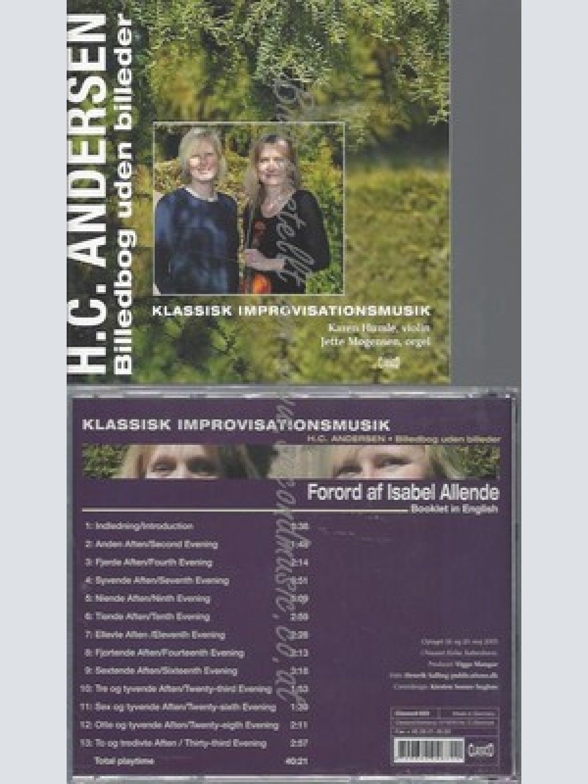 CD--KAREN HUMLE UND MOGENSEN--H. C. ANDERSEN - BILLEDDOG ...