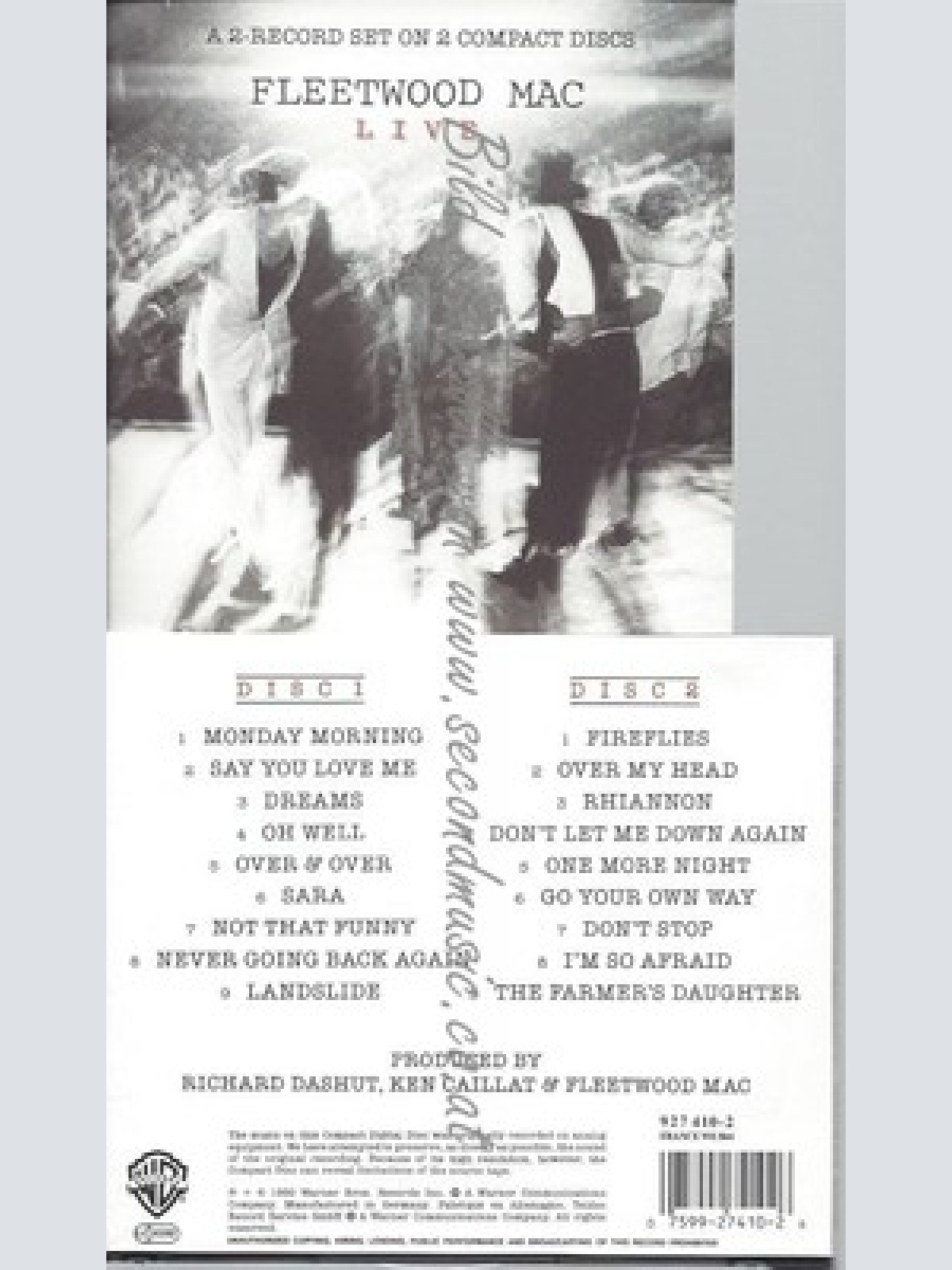 CD--FLEETWOOD MAC--FLEETWOOD MAC LIVE | DOPPEL-CD