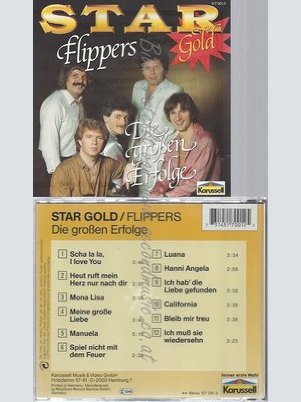 CD--FLIPPERS--STAR GOLD-DIE GROSSEN ERFOLGE