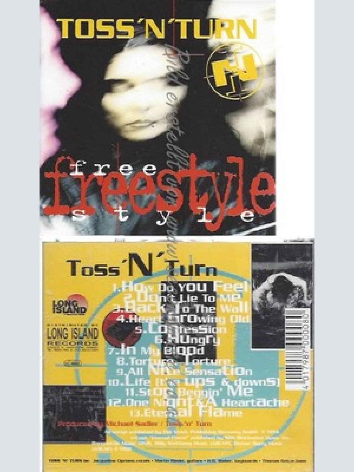 CD--TOSS N TURN--FREESTYLE | IMPORT
