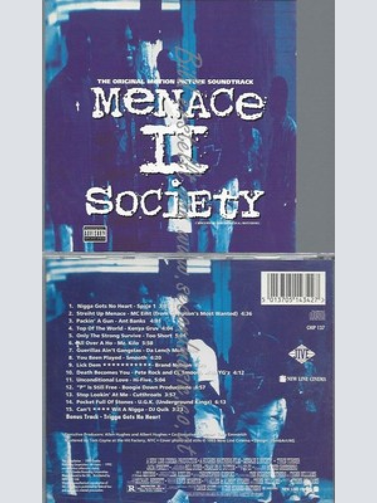 CD--VARIOUS--MENACE II SOCIETY