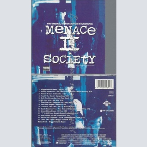 CD--VARIOUS--MENACE II SOCIETY