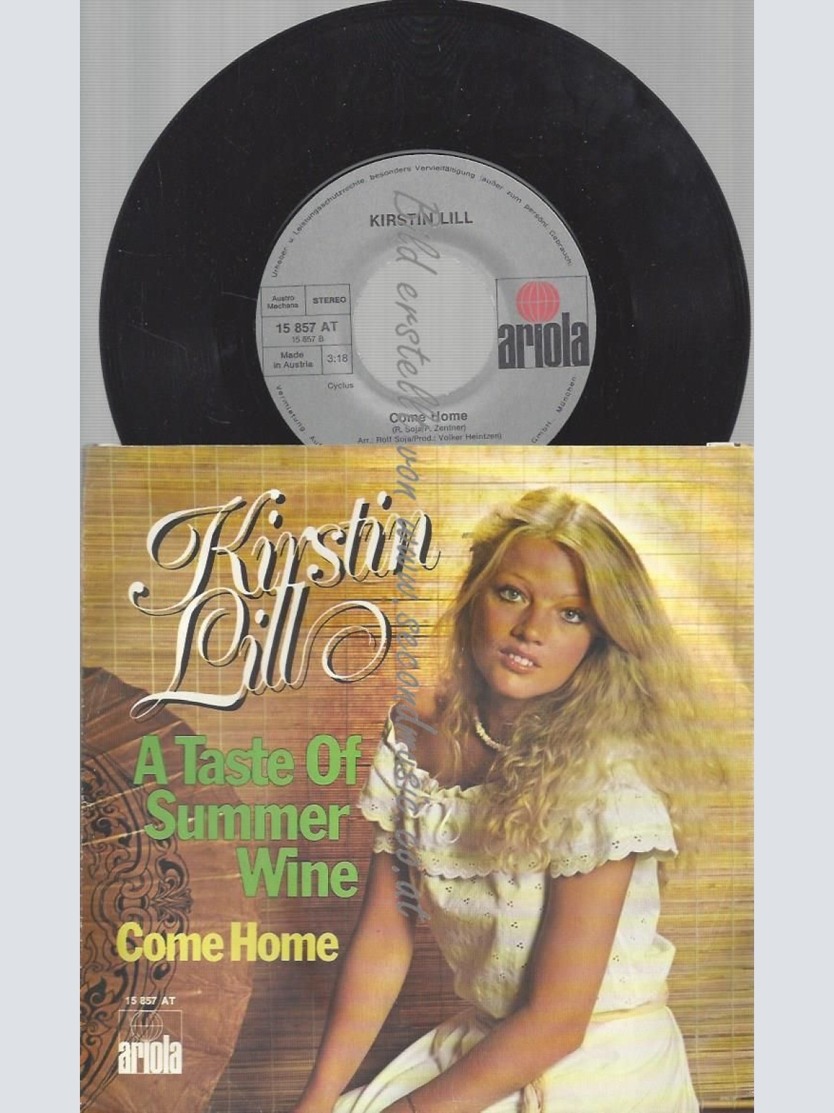 7"  Kirstin Lill  A Taste Of Summer Wine