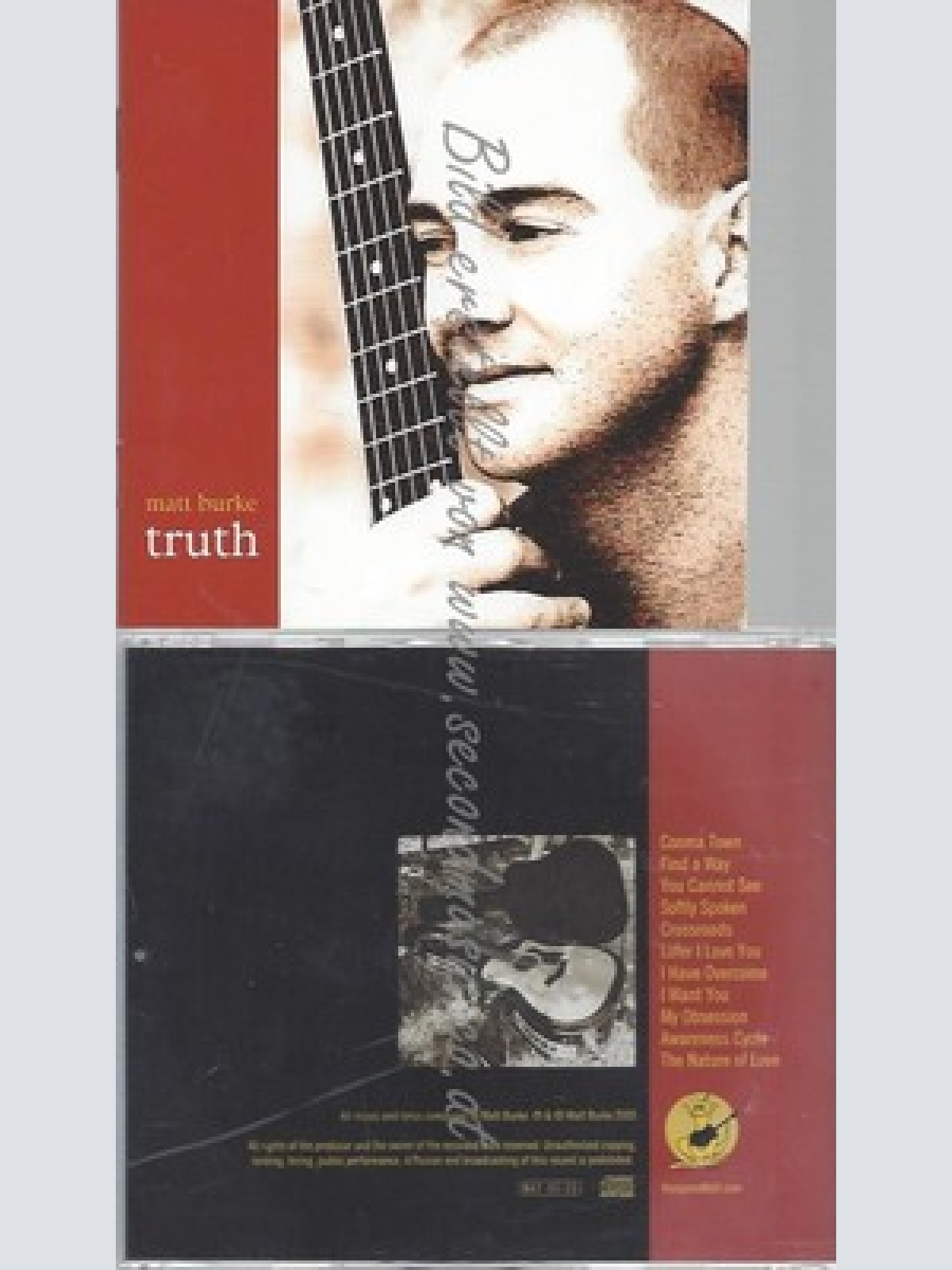 CD--MATT BURKE --TRUTH