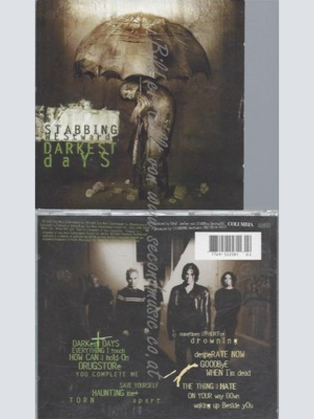 CD--STABBING WESTWARD--DARKEST DAYS | IMPORT