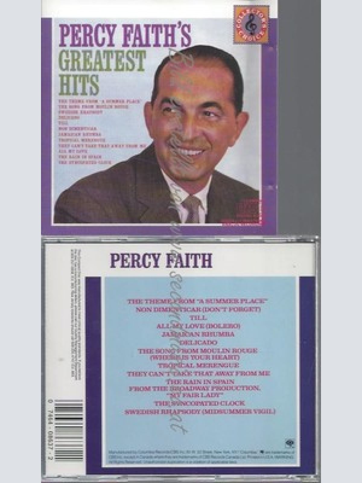 CD--PERCY FAITH--GREATEST HITS | IMPORT