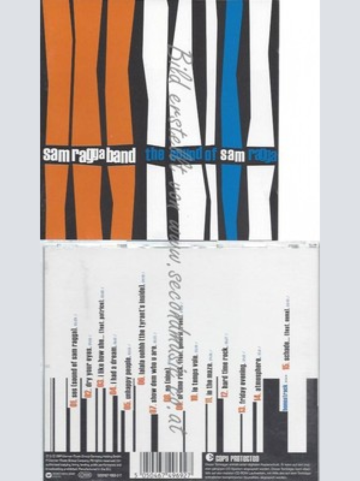 CD--RAGGA,SAM BAND--THE SOUND OF SAM RAGGA