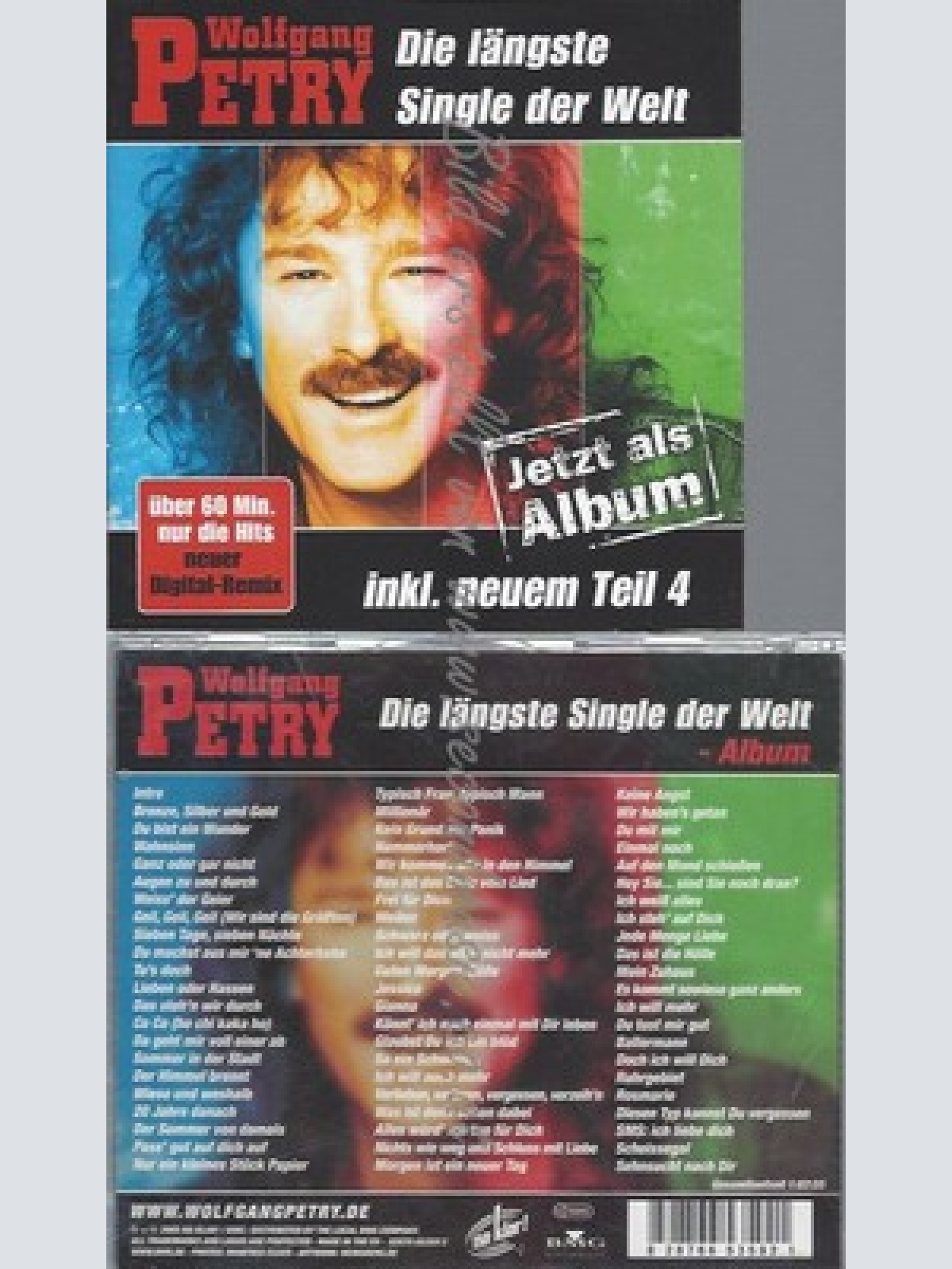CD--WOLFGANG PETRY--DIE LÄNGSTE SINGLE DER WELT - DAS ALBUM