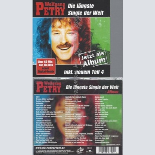 CD--WOLFGANG PETRY--DIE LÄNGSTE SINGLE DER WELT - DAS ALBUM