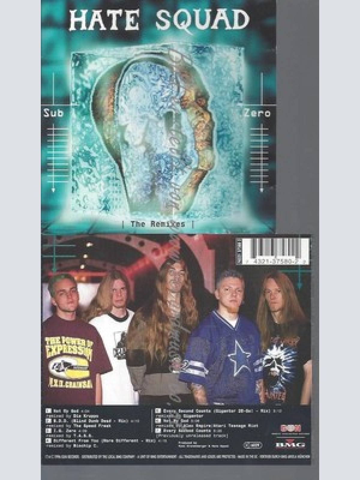 CD--THE HATE SQUAD--SUB-ZERO