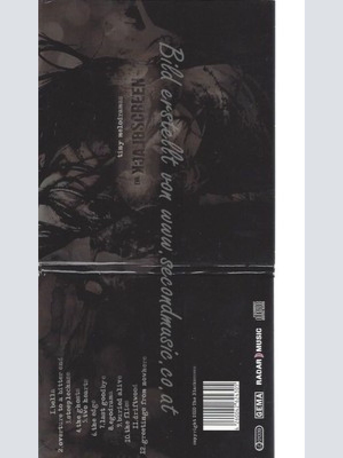 CD--THE BLACKSCREEN--TINY MELODRAMAS