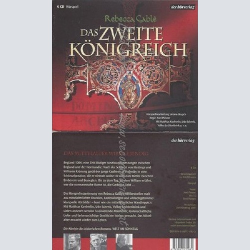 CD--REBECCA GABLE - - AUDIOBOOK -- DAS ZWEITE KOENIGREICH: HOERSPIEL