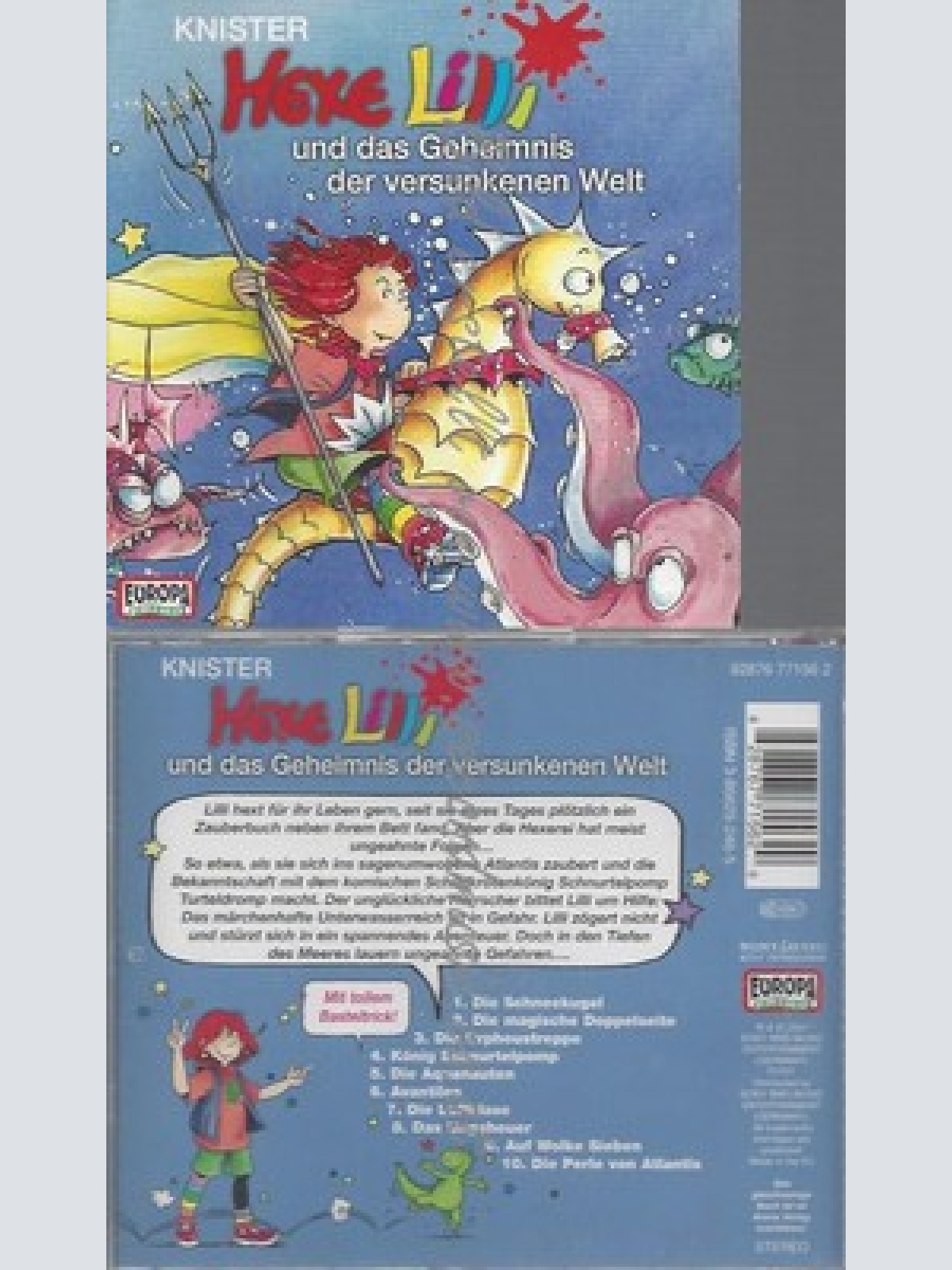 CD--HEXE LILLI - - -- HEXE LILLI-UND DAS GEHEIMNIS DER VERSUNKENEN WELT