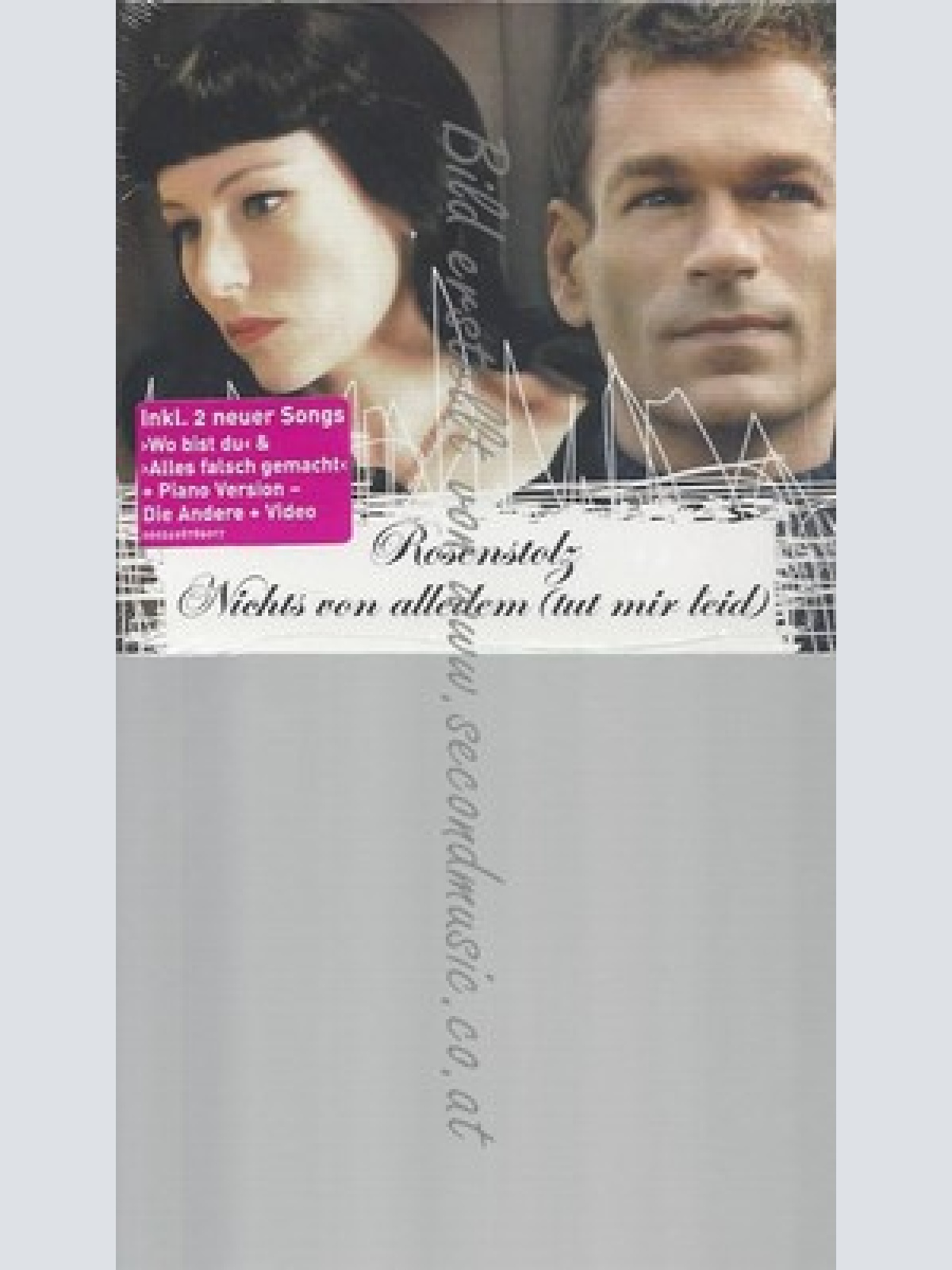 CD--VON ALLEDEM -TUT MIR LEID- / ROSENSTOLZ - - - SINGLE -- NICHTS