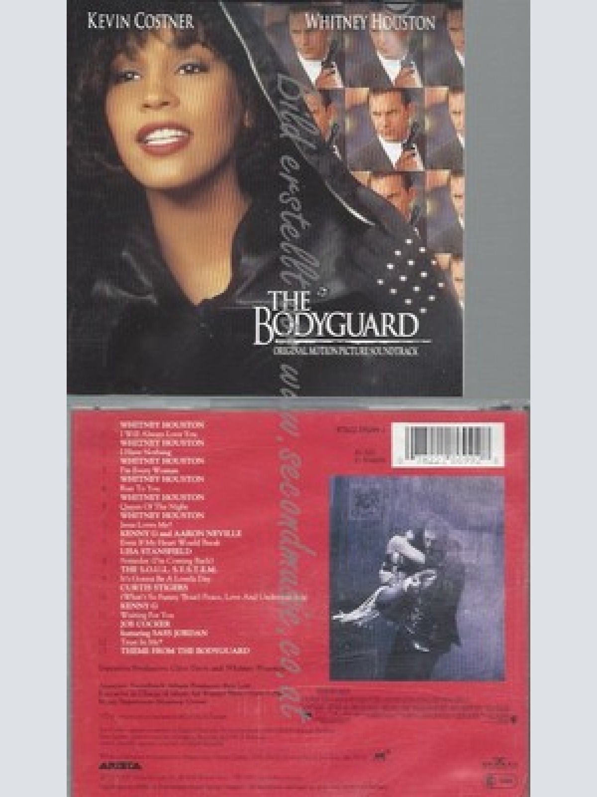 CD--WHITNEY HOUSTON - - - SOUNDTRACK -- THE BODYGUARD-ORIGINAL SOUNDTRACK ALBUM