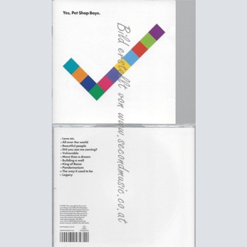 CD--PET SHOP BOYS - - -- YES