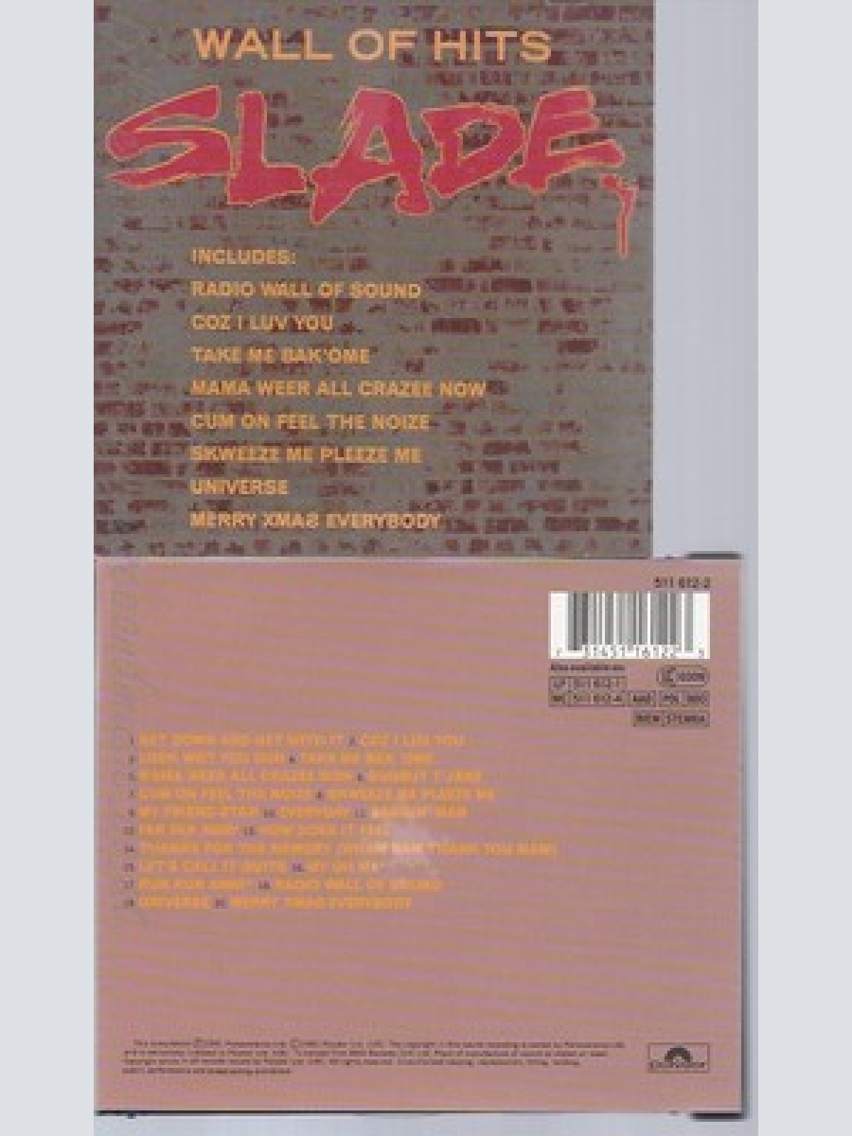 CD--SLADE - - -- WALL OF HITS