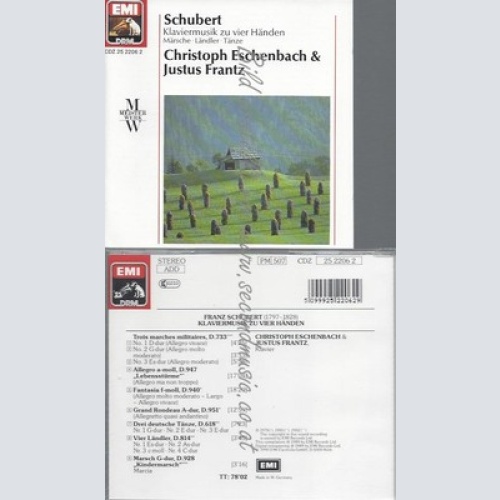 CD--ESCHENBACH, FRANTZ UND FRANZ SCHUBERT -KOMPONIST- - - -- KLAVIERMUSIK ZU VIE