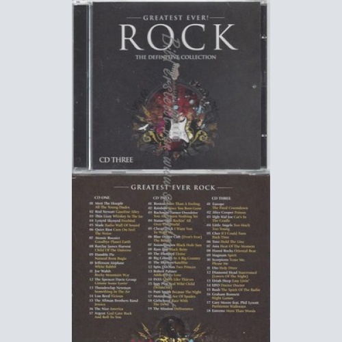 CD--VARIOUS--ROCK-GREATEST EVER | BOX-SET