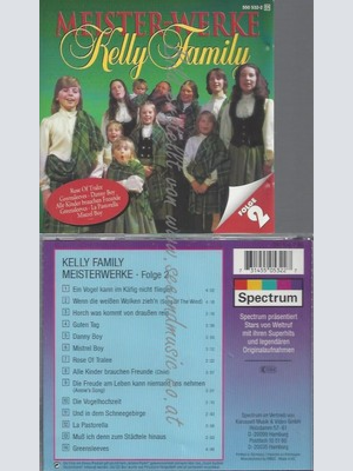 CD--KELLY FAMILY - - -- MEISTERSTUECKE-KELLY FAMILY --FOLGE 2