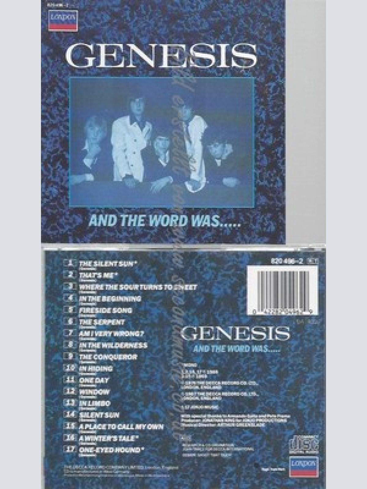 CD--GENESIS --- AND THE WORD WAS
