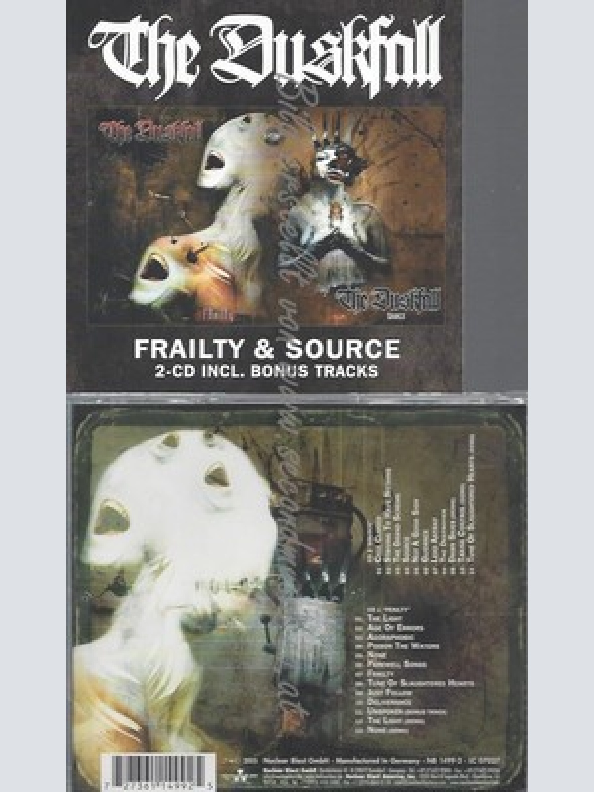 CD--DUSKFALL - - - DOPPEL-CD -- FRAILTY & SOURCE