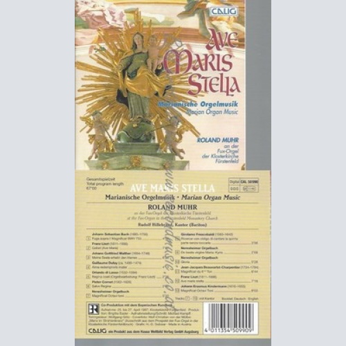 CD--ROLAND MUHR, RUDOLF HILLEBRAND -- AVE MARIS STELLA --