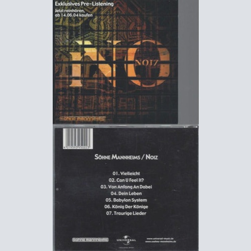 CD--SÖHNE MANNHEIMS--NOIZ--PROMO