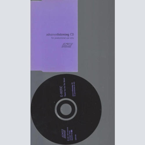 CD--PROMO--E-ROTIC--THANK YOU FOR THE MUSIC--14 TRACKS