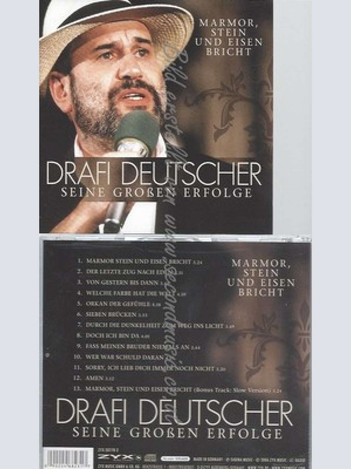 CD--DRAFI DEUTSCHER --MARMOR, STEIN UND EISEN BRICHT - SEINE GROßEN ERFOLGE
