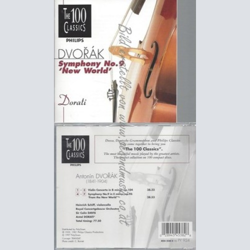 CD--DVORAK--NEW WORLD SYMPHONY 9