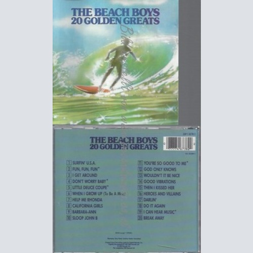 CD--THE BEACH BOYS --20 GOLDEN GREATS
