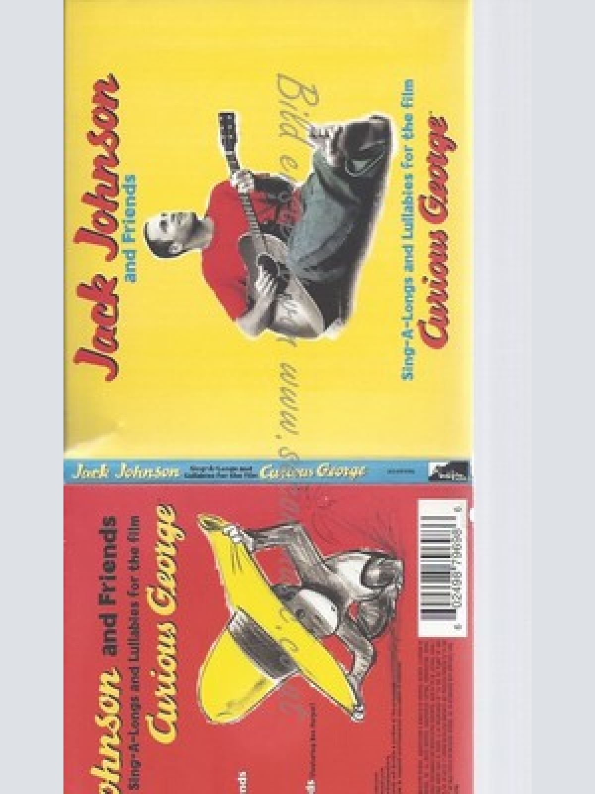 CD--JACK JOHNSON -- ----A-LONGS & LULLABIES FOR THE FILM CURIOUS GEORGE