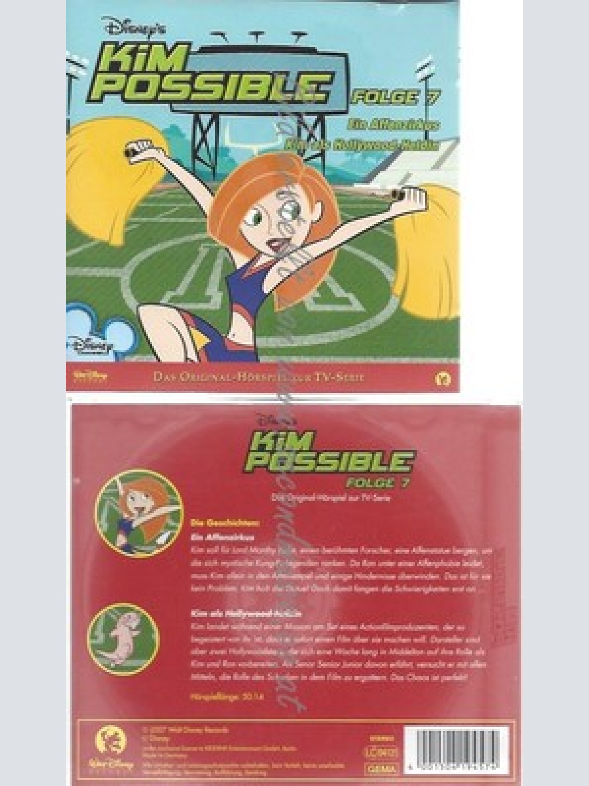 CD--WALT DISNEY - - -- KIM POSSIBLE FOLGE 7