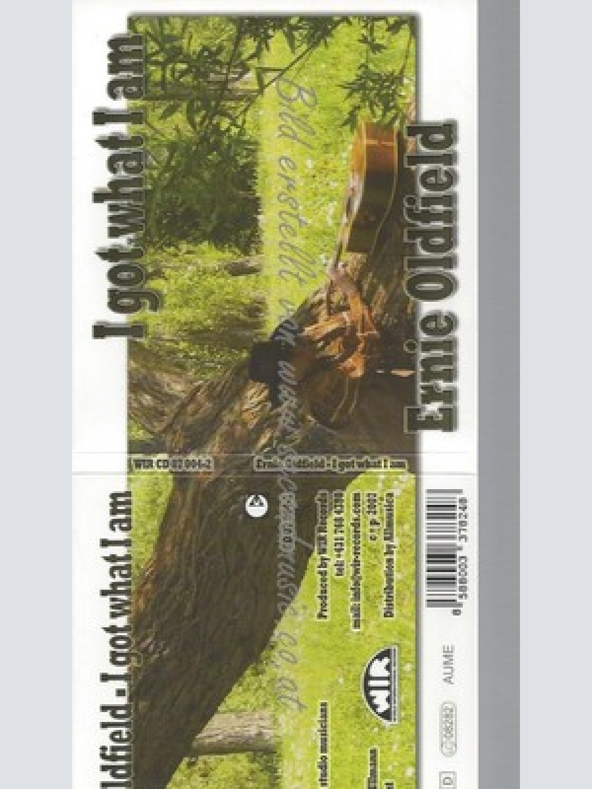 CD--ERNIE OLDFIELD -- -- I GOT WHAT I AM