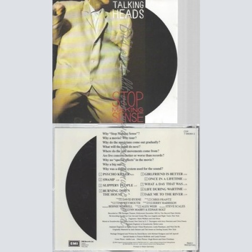 CD--TALKING HEADS--STOP MAKING SENSE--NO EAN